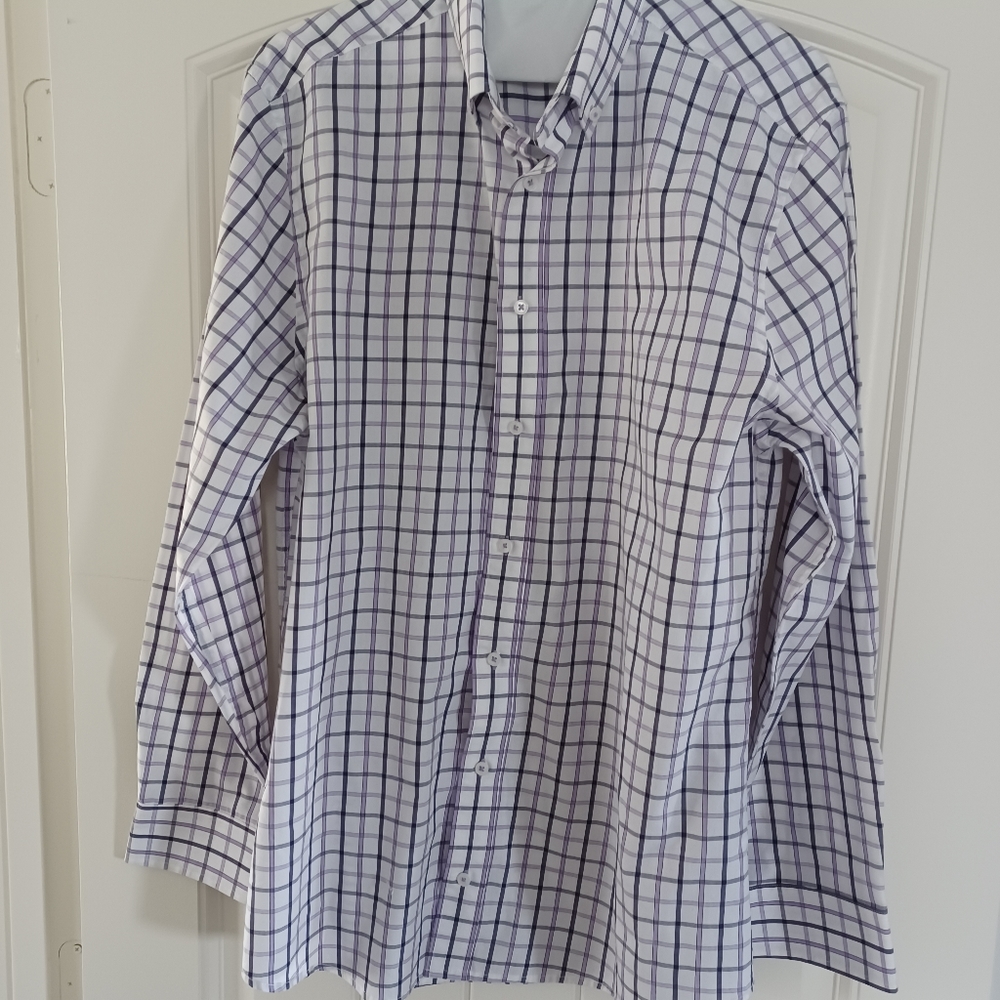 Nick Graham Dress Shirt. Large, LS, 16-16.5/34-35